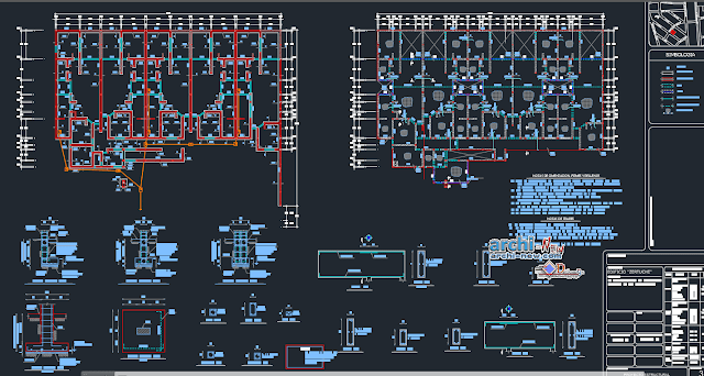 Module departments in AutoCAD  