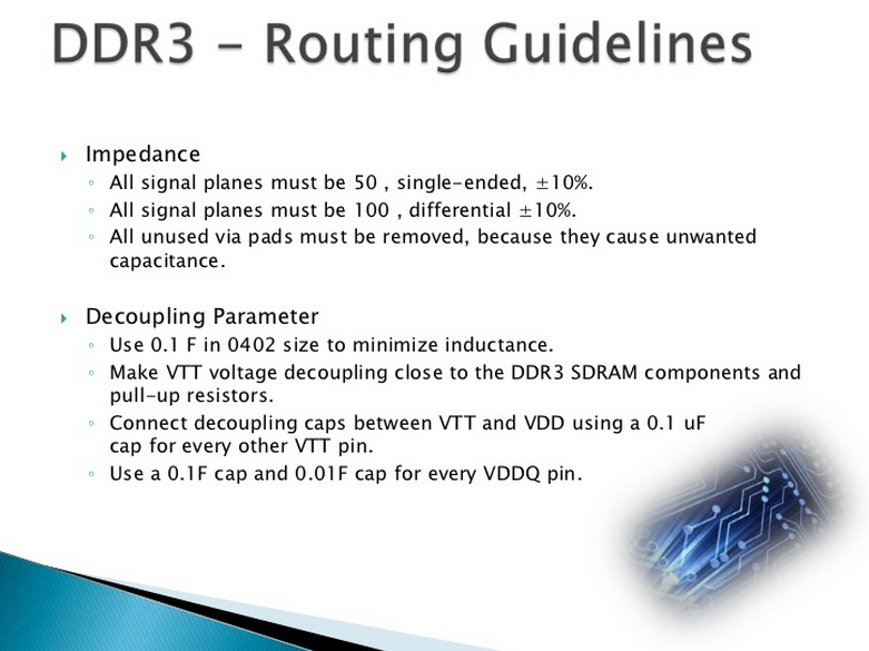 PCB Designer: DDR3 Routing Guidelines