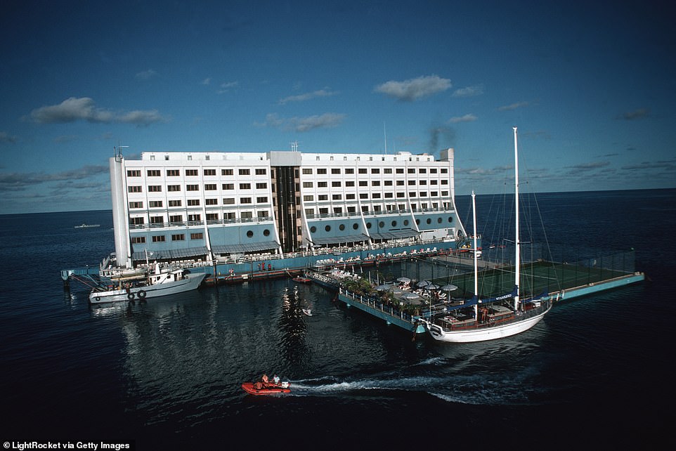 great barrier reef floating hotel