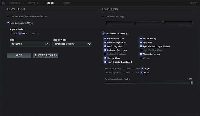 M2 settings. Settings dota 2 mira.