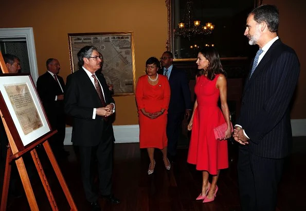 Mayor LaToya Cantrell presented a key to the city to King Felipe and Queen Letizia, as part of the city's 300th anniversary celebration