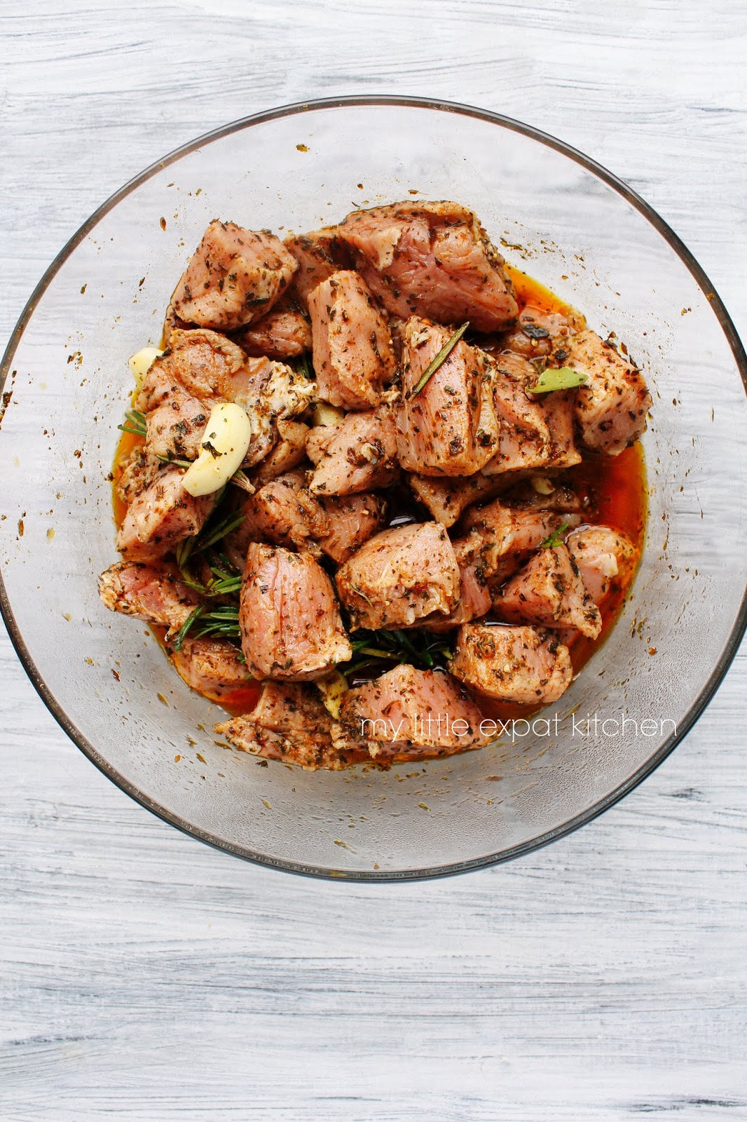 My Little Expat Kitchen Greek marinated pork tenderloin souvlaki with