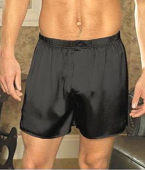 Men Fashion Dresses: Big Men's Classic Silk Boxer Shorts - The Pajama ...
