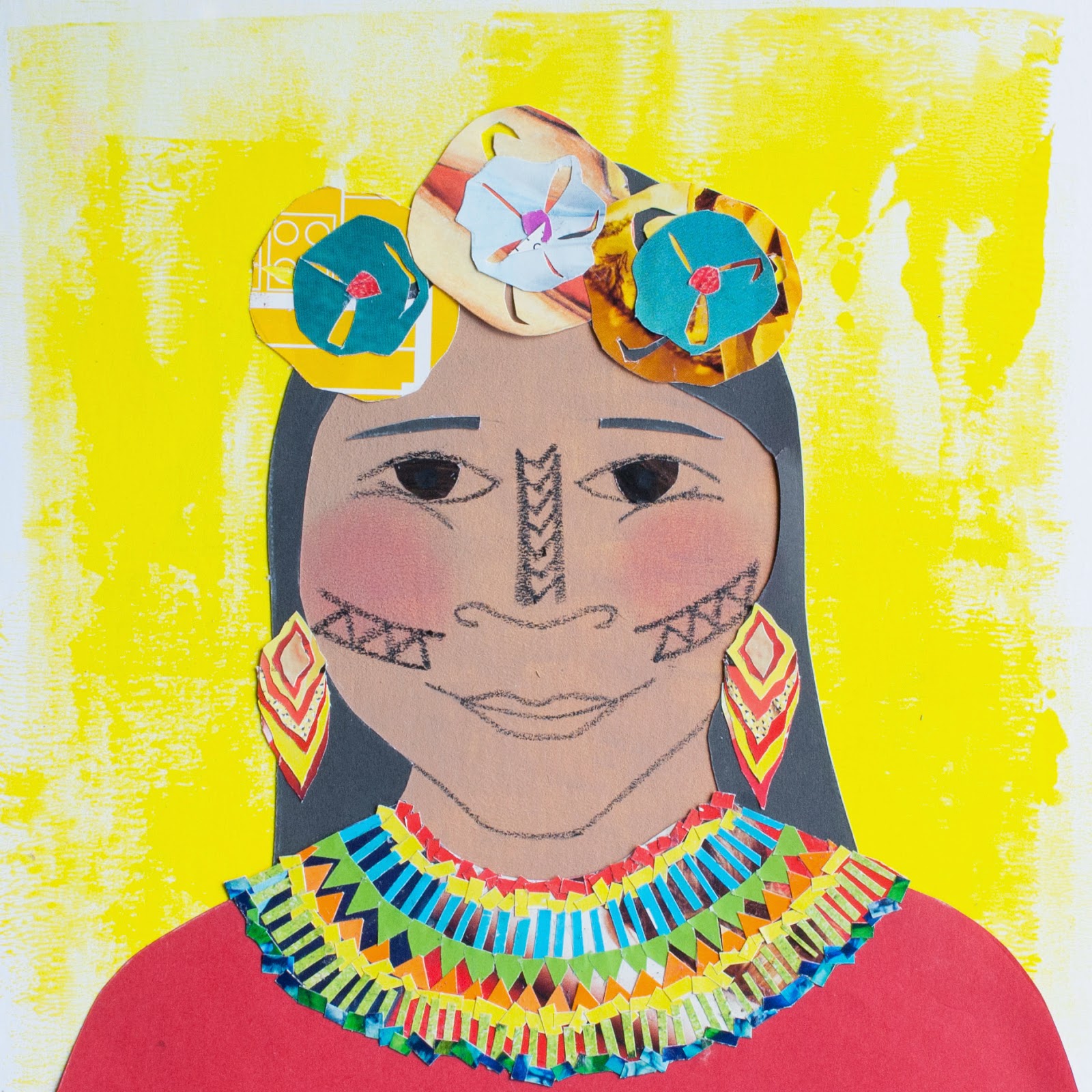 Ana Solarte - Ilustración: Niños indígenas para la Fundación Hamuy Munakuy