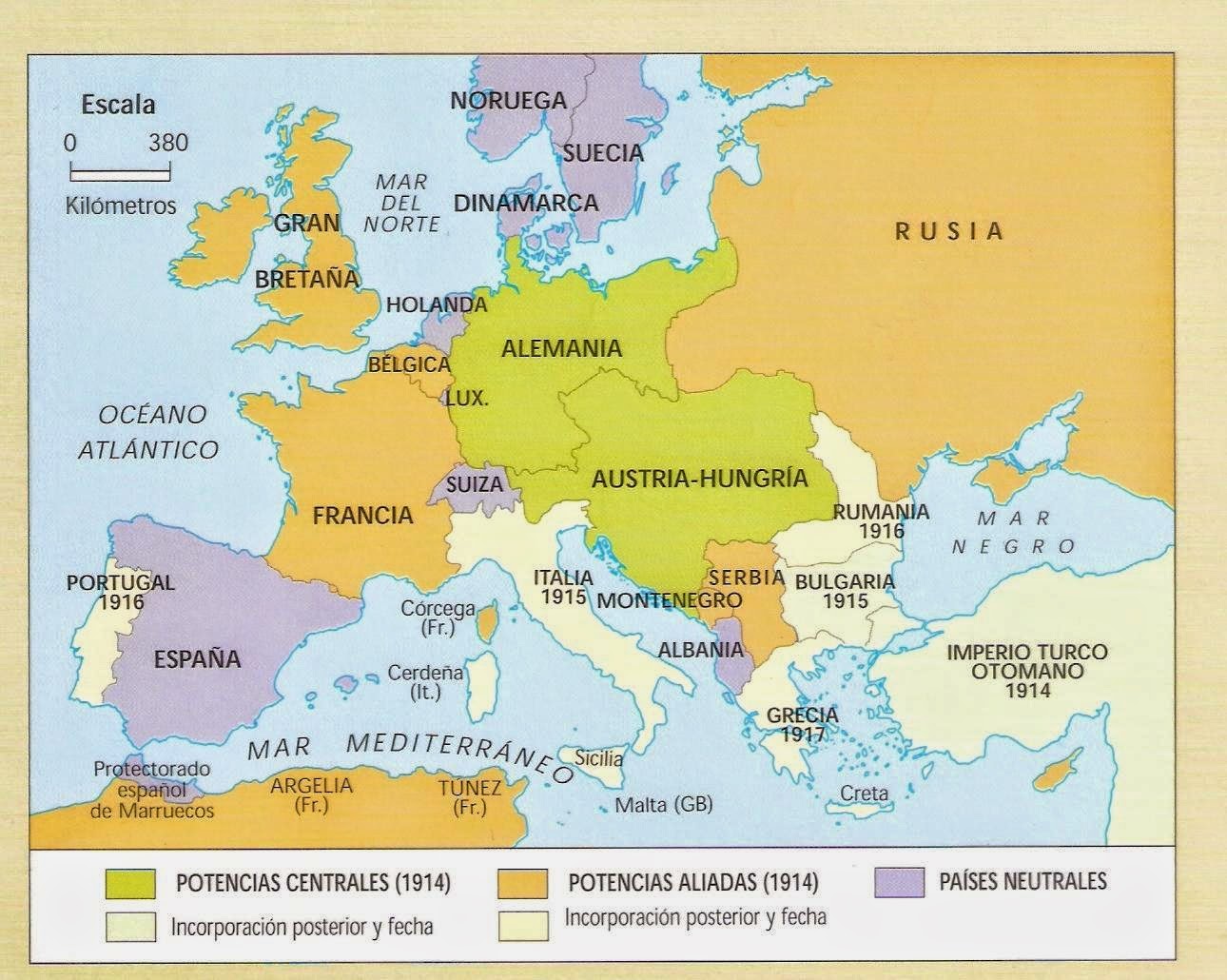 Me gusta y te lo cuento La Primera Guerra Mundial (19141918) Causas