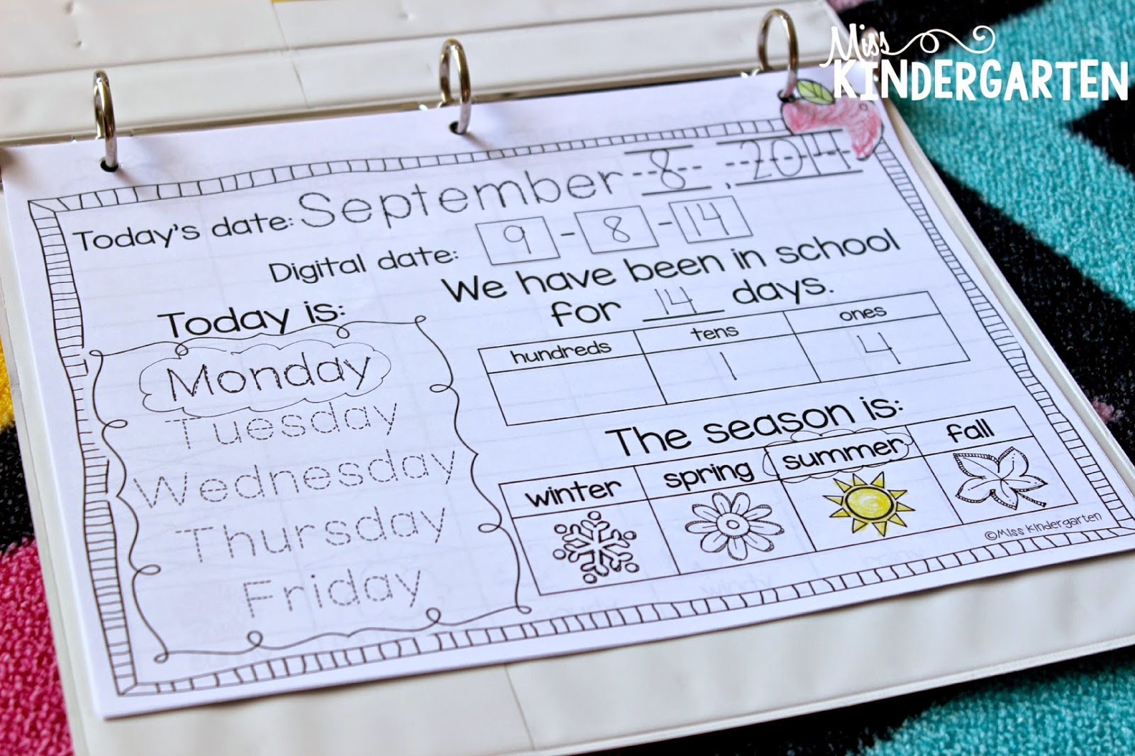 Interactive Calendar Notebooks! Keep all your students engaged!