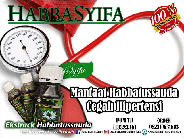 Manfaat HabbaSyifa - Ekstrak Habbatussauda Cegah Hipertensi manfaat-habbatussauda-untuk-cegah-hipertensi
