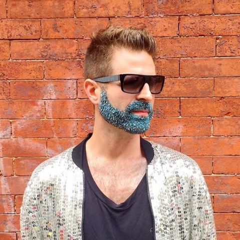glitterbeard, como usar barba