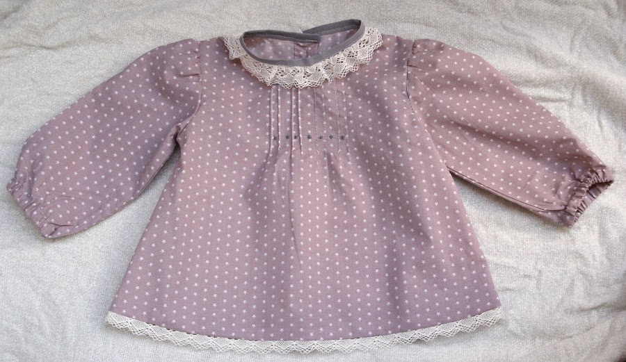 DIY Costura ropa bebe blusa niña (patron gratis incluido). Blog de costura y diy.