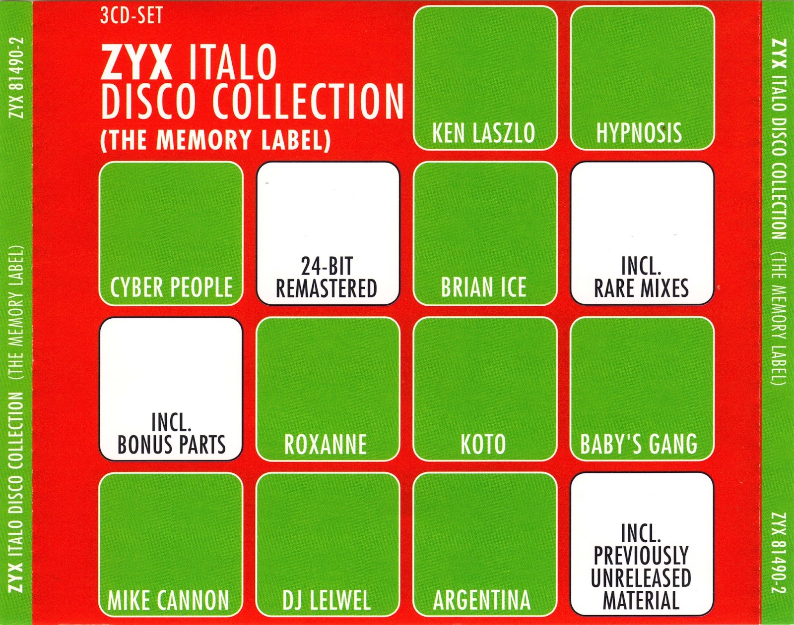 Áudio Music Classic: VA - I Love ZYX Italo Disco Collection 1-20 (60CD ...