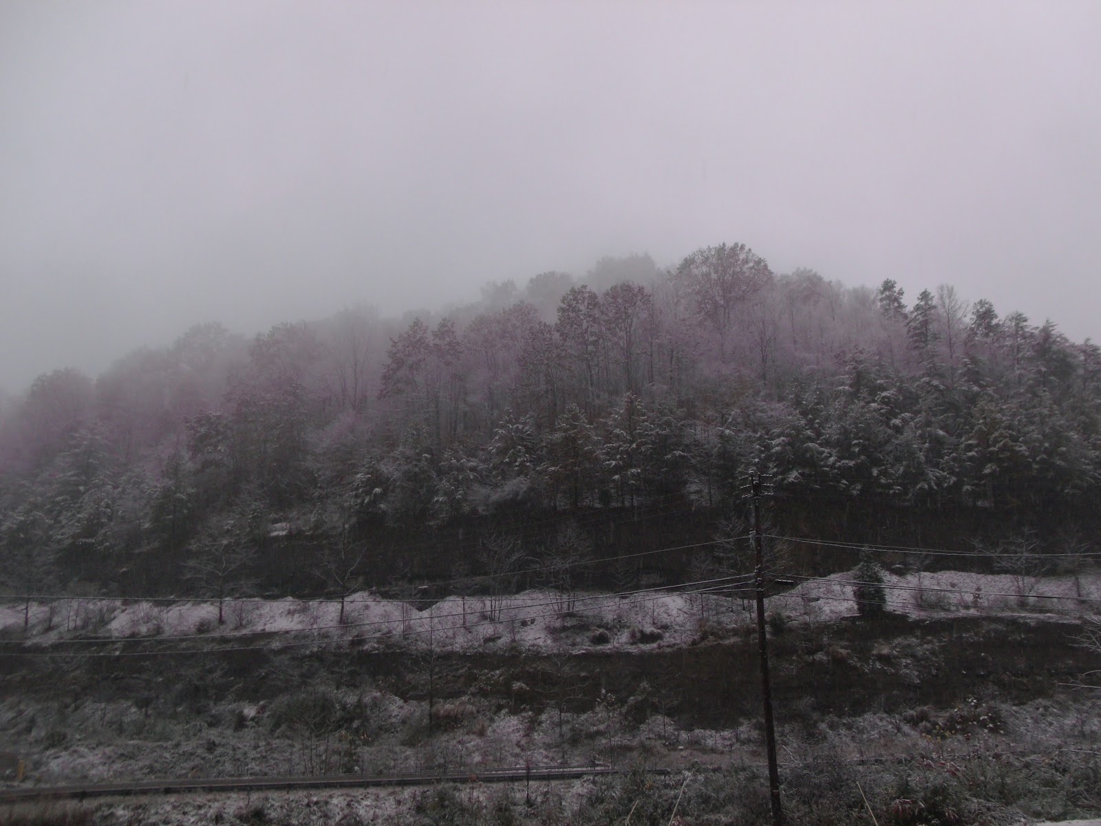 The Hillbilly Princess Diaries First Snow of the year in Kentucky