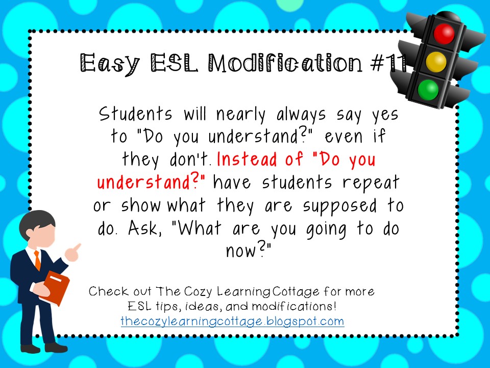 The Cozy Learning Cottage: Easy ESL Modifications Part 2!
