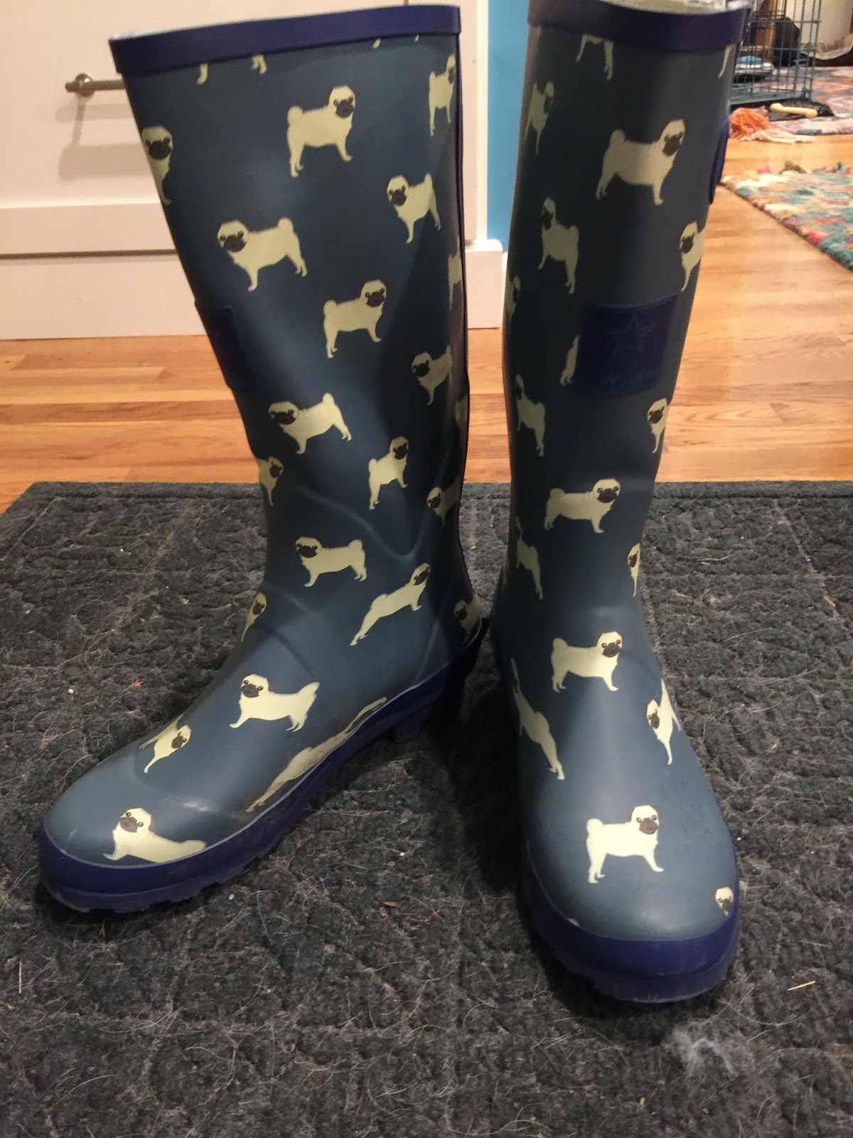 pug rain boots