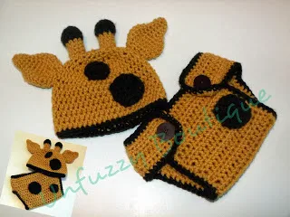 giraffe crochet hat and diaper set pattern free, free crochet pattern giraffe hat and diaper set