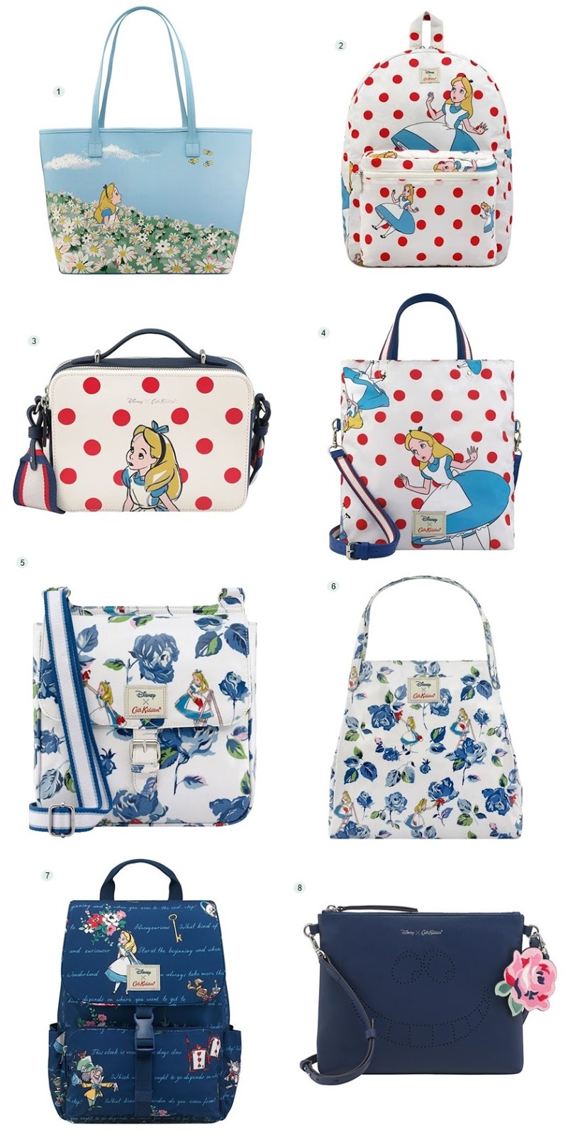 Cath kidston alice in wonderland backpack hotsell