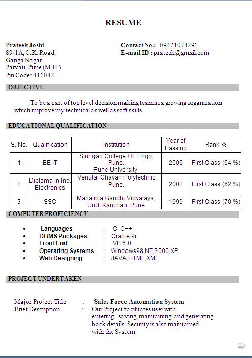 Resume Review