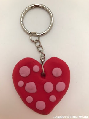 How to make Fimo heart keyrings for Valentine's Day