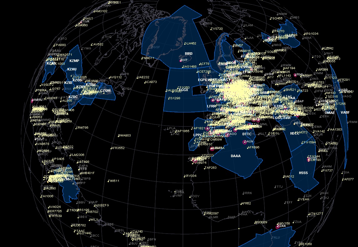 Ivao онлайн карта