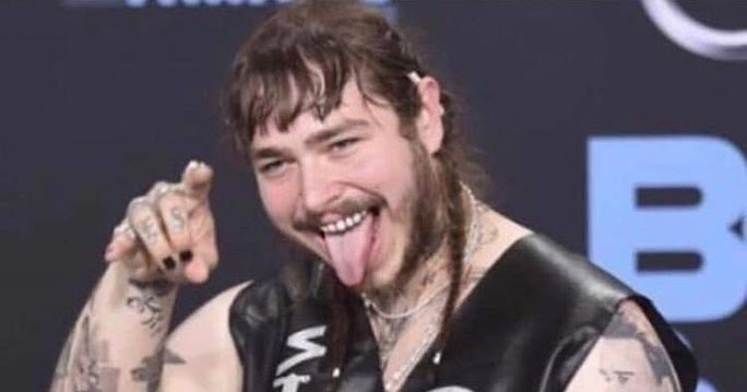 Post Malone looks like the .01% of germs Lysol didn't kill