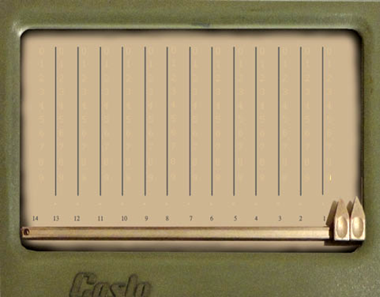 Casio 14-A pad - OFF