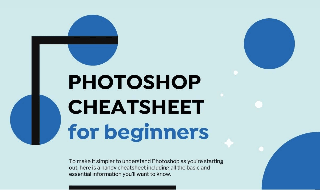 Photoshop Cheatsheet for Beginners