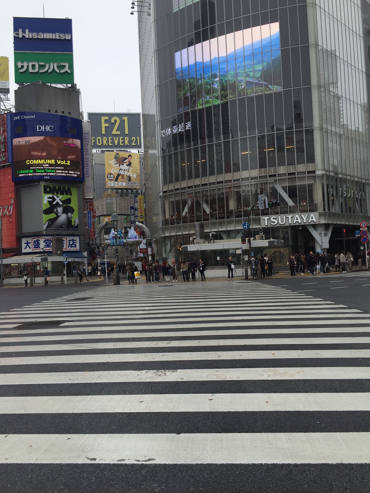 Shibuya Pedestrian Scramble.