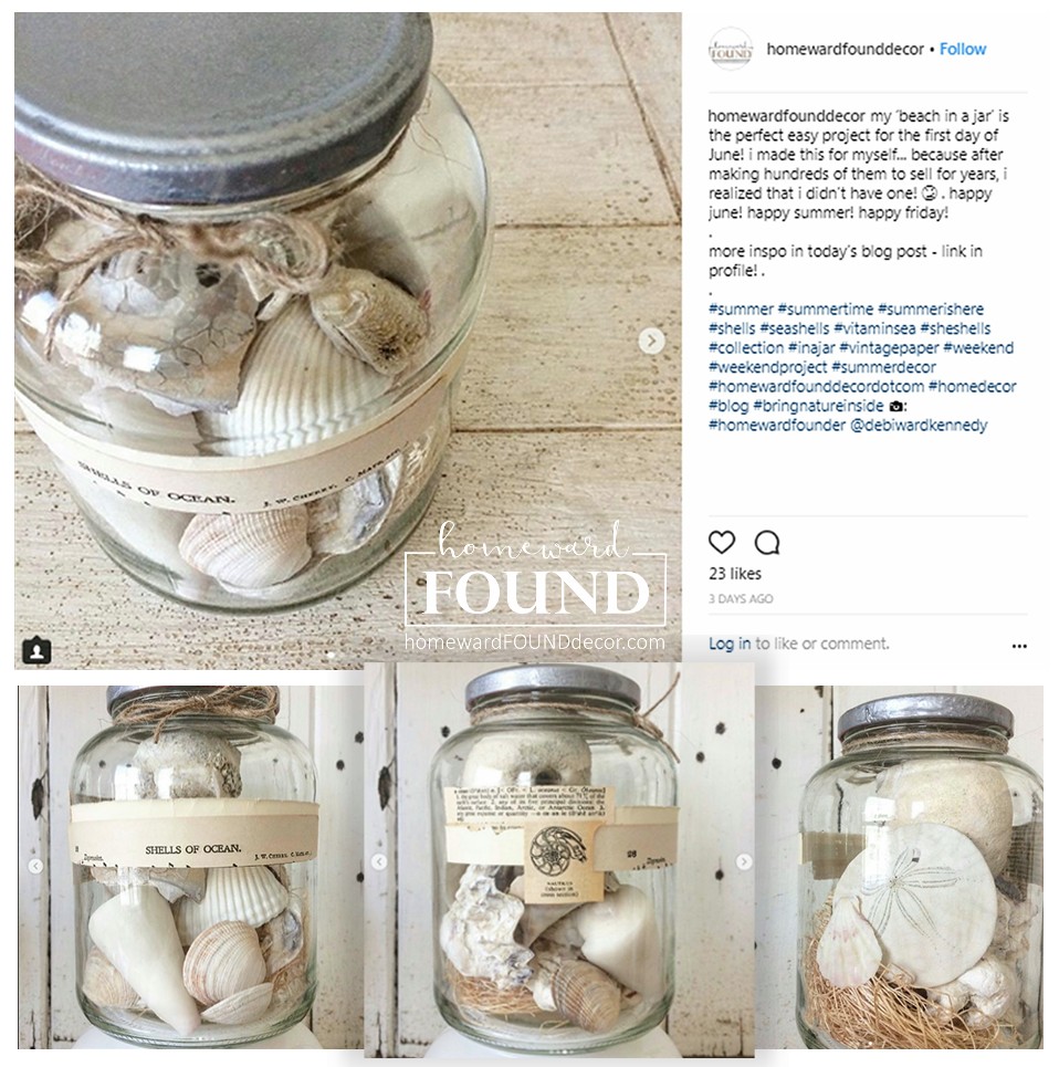 Beach In A Jar Homewardfound Decor