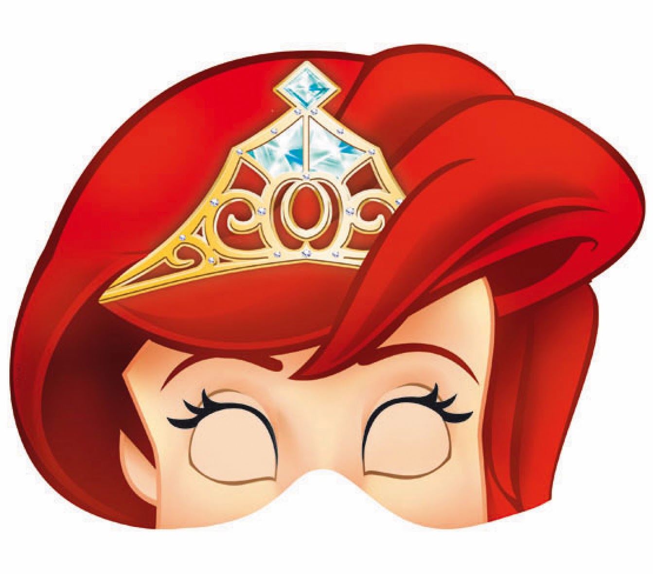 Ariel Free Printable Masks Oh My Fiesta In English Ariel Free Printable Masks Oh My Fiesta In English