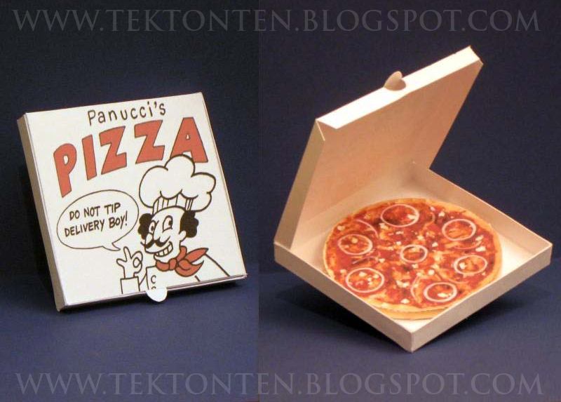 Futurama Pizza Papercraft