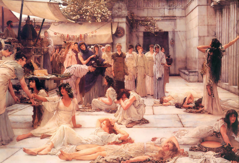 The-Women-of-Amphissa-by-Sir-Lawrence-Al
