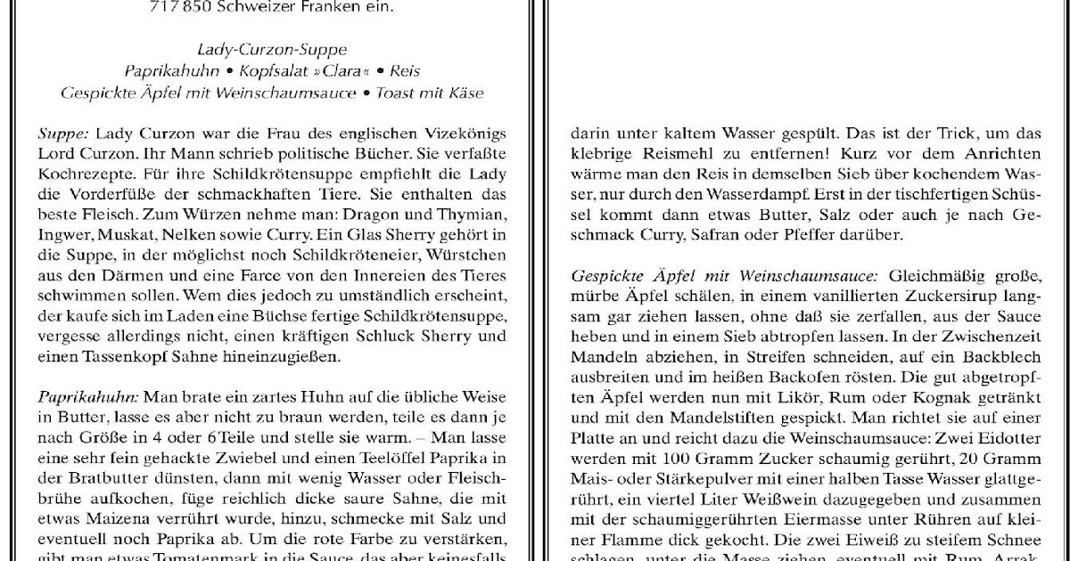 Nein, meine Suppe ess ich nicht...