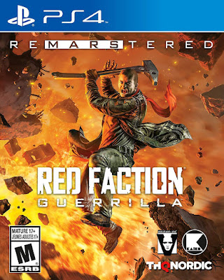 Red Faction Guerrilla Re Mars Tered Game Cover Ps4