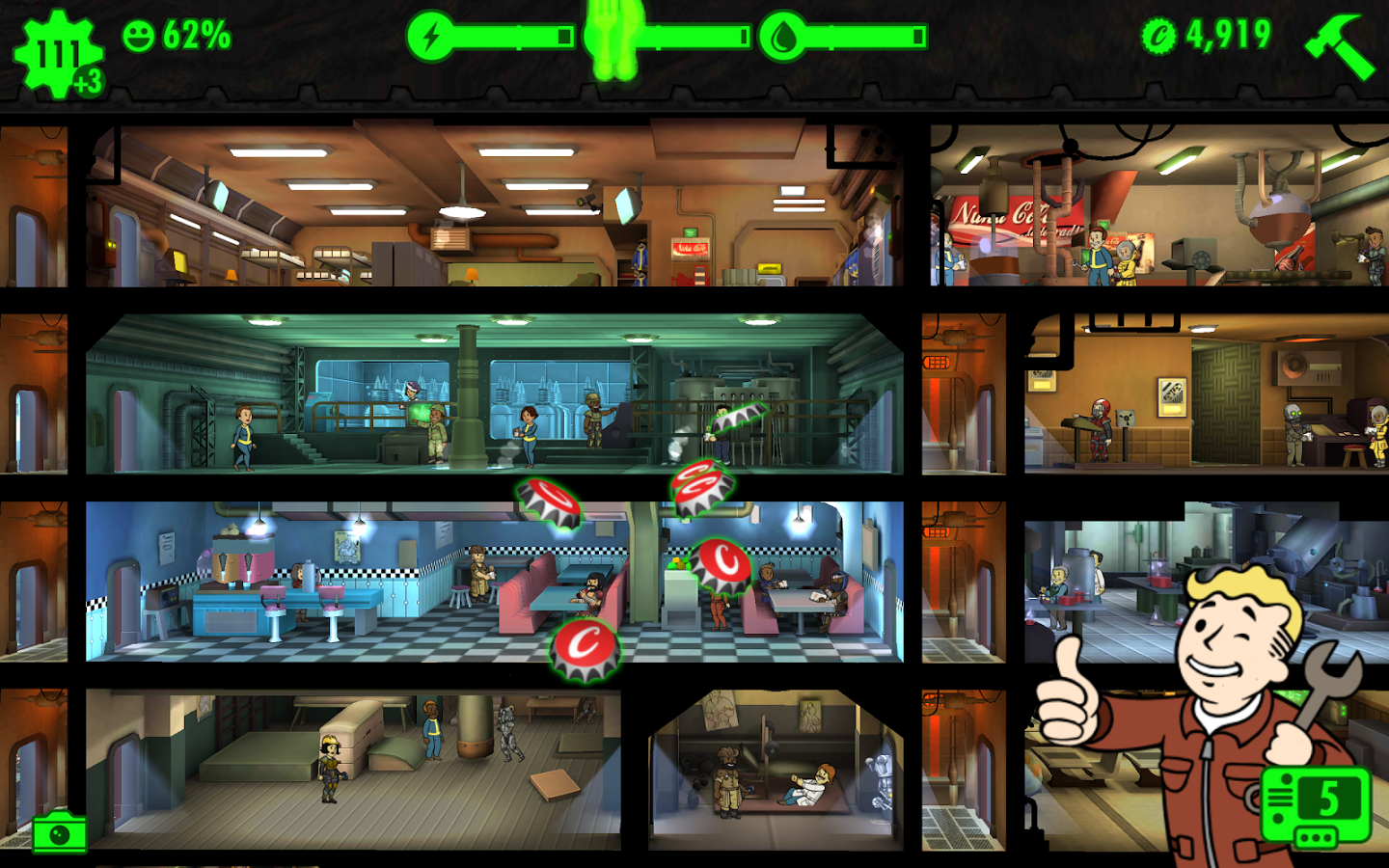 Free Game Mods Fallout Shelter Mod Apk 12