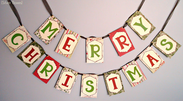 Silver Boxes: Christmas Banner