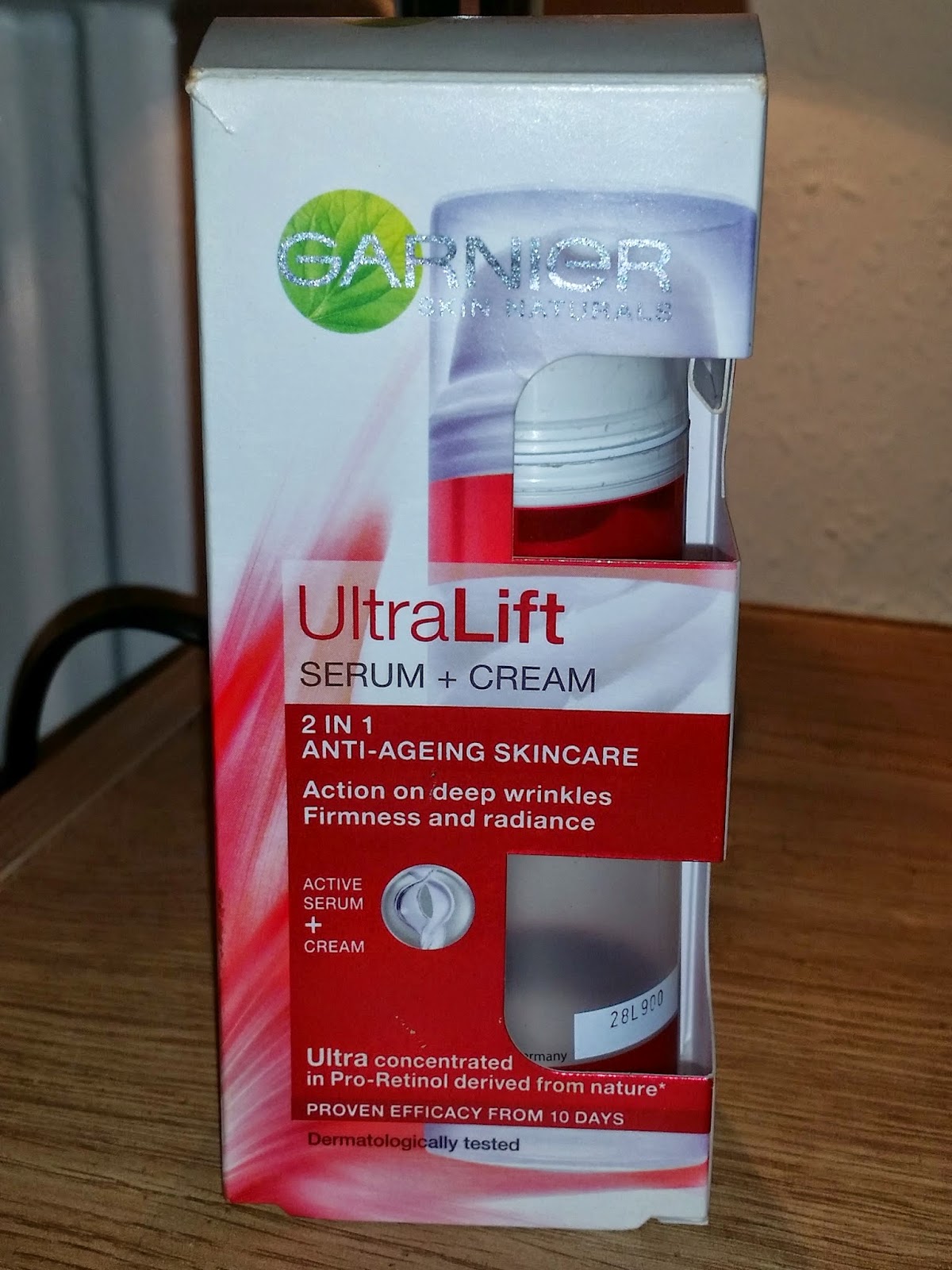 garnier ultra lift 2 in 1 serum and cream review