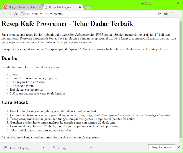 Contoh Website Sederhana Menggunakan Markup Teks Contoh Website Sederhana Menggunakan Markup Teks