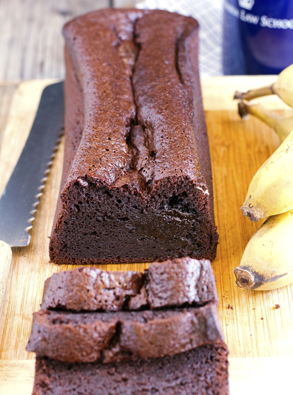 (Gluten-Free) Blender Chocolate Banana Bread