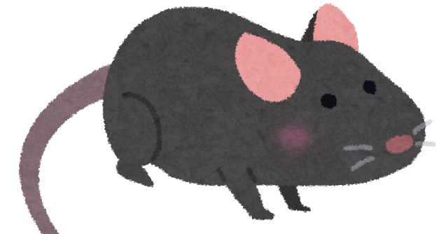 黒いマウス ハツカネズミのイラスト かわいいフリー素材集 いらすとや