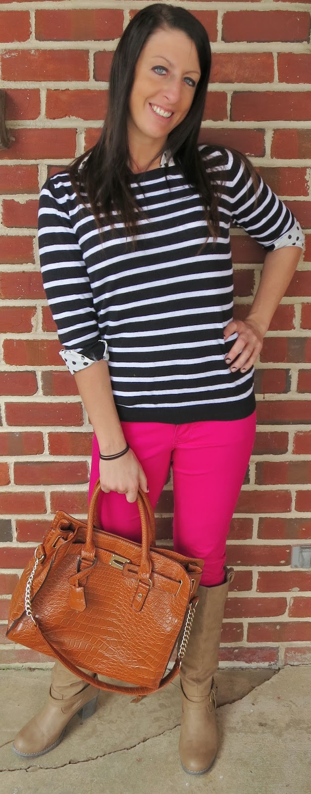 Fashion, ootd, Outfit Ideas, outfit of the day, Outfits, pink pants, polka dots, rosegal, stripes, 