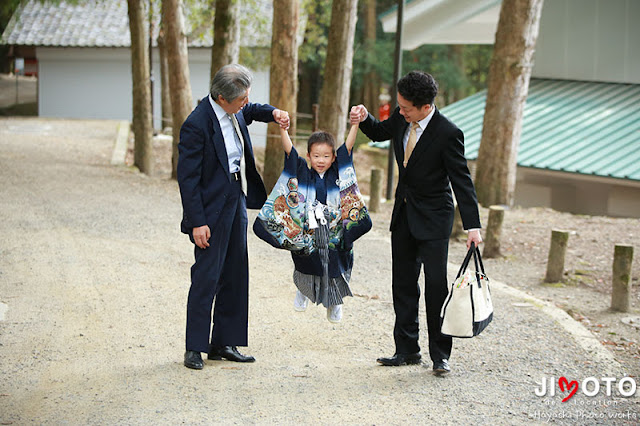 春日大社での七五三出張撮影