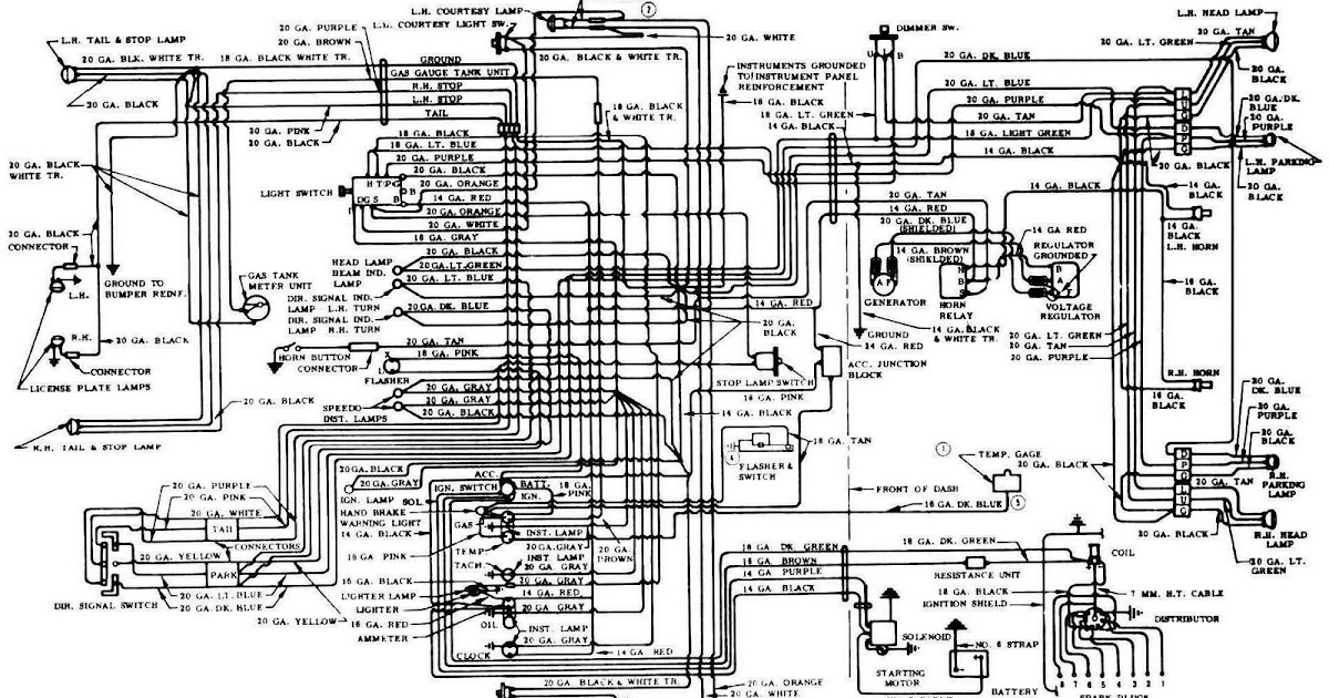 1956 Chevrolet Corvette Wiring Diagram