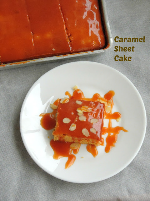 Caramel Sheet Cake