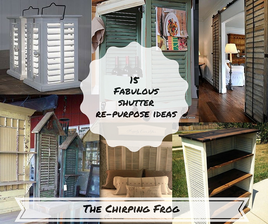 . 15 Fabulous Shutter RePurpose Ideas For Your Home
