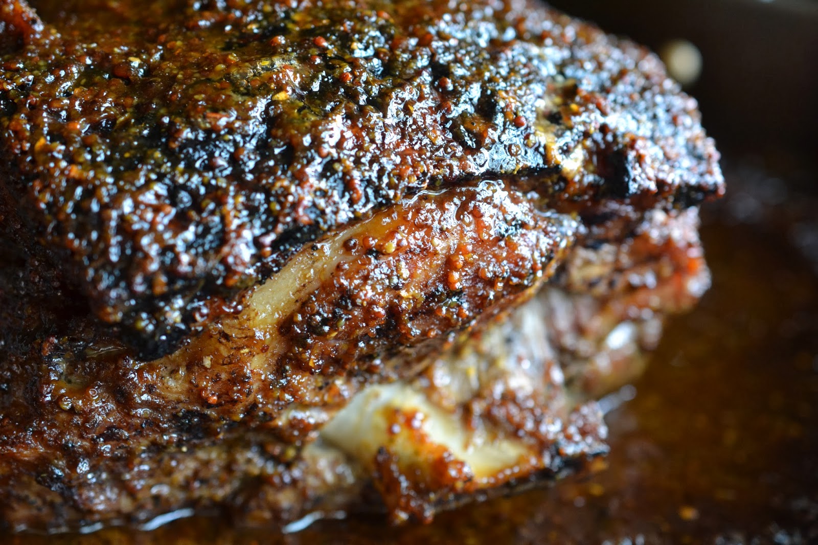 Greedy Girl Honey Mustard Jerk Pork with Crostini sticks