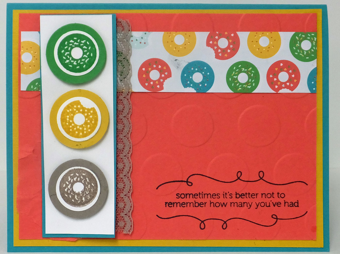 Devoted Stamper Sprinkles on Top Combination Card