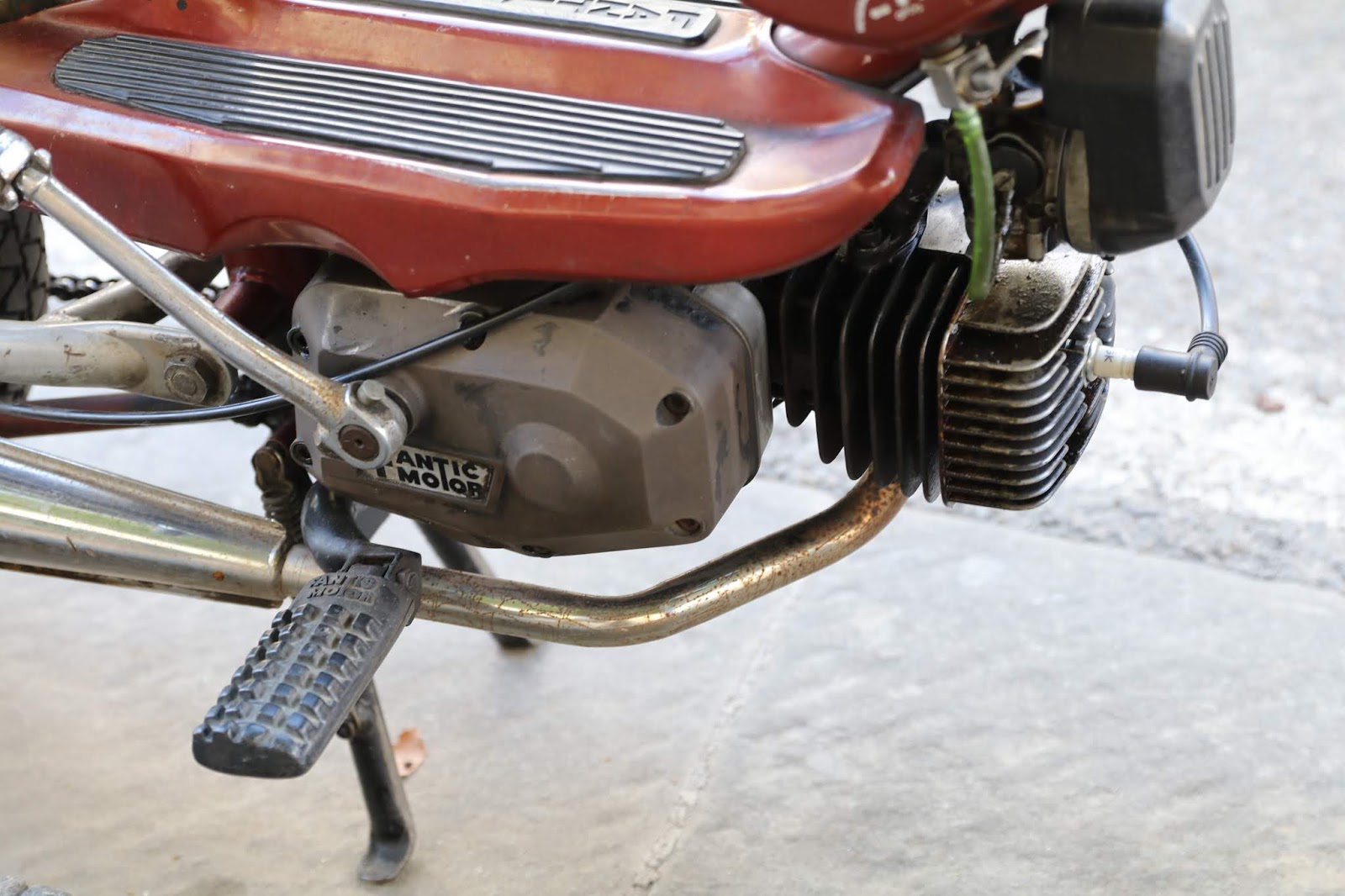 OldMotoDude Fantic MiniBike spotted in Castiglion Fiorentino, Italy.