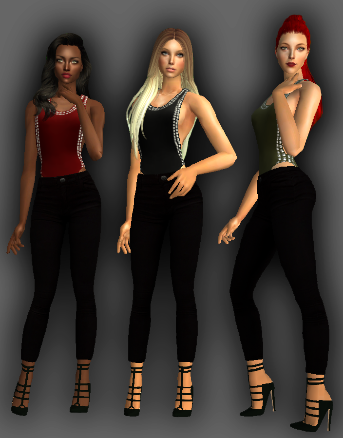 Rafaela Sims: OUTFIT INSPIRED KYLIE JENNER 02 (NEW MESHES) - THE SIMS 2