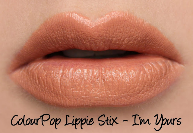 ColourPop Lippie Stix - Im Yours Swatches & Review