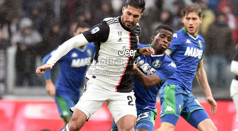 يوفنتوس يتعثر امام فريق ساسولو بالتعادل اصبح مهدد بفقدان المركز الاولي من الدوري الايطالي