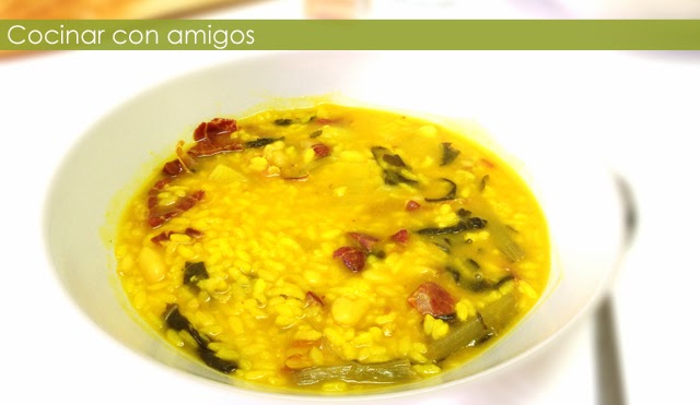 Arroz con Acelgas